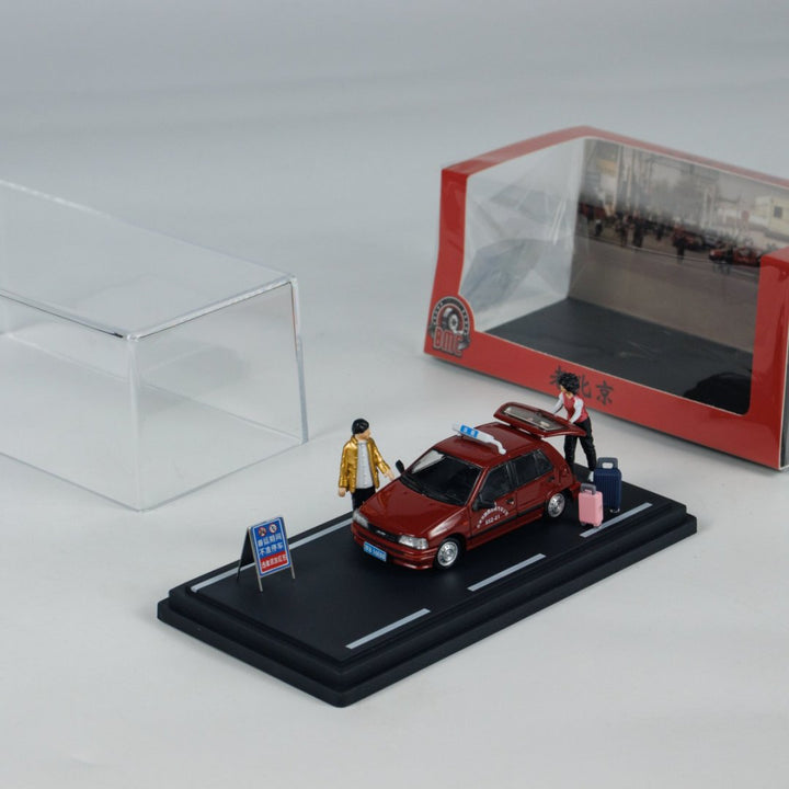 [Preorder] BM Creations 1:64 Daihasui Charade Beijing Taxi HEC 64B0445