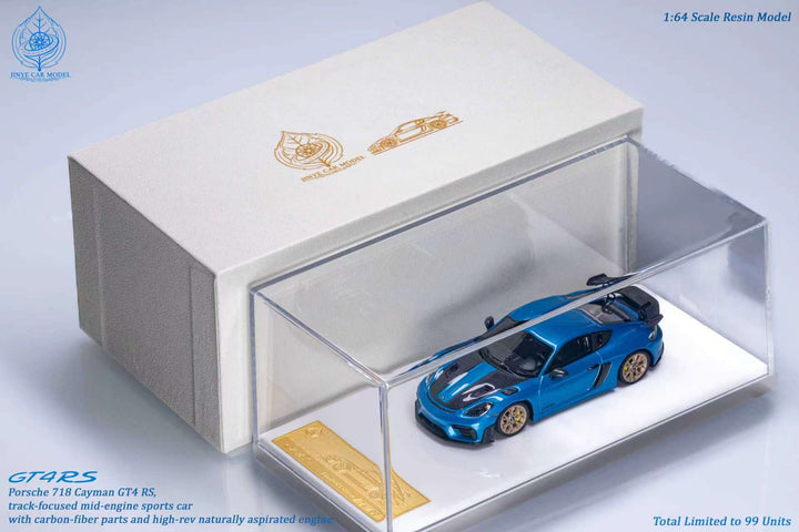 [Preorder] JINYE Car Model 1:64 Porsche 718 M4 GTS (9 Colours)