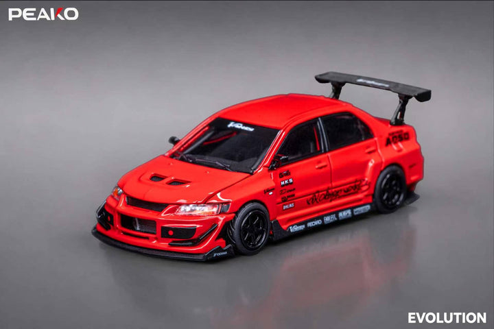 [Preorder] Peako 1:64 Varis Mitsubishi Lancer Evolution IX Red (2 Variants) PP64-002