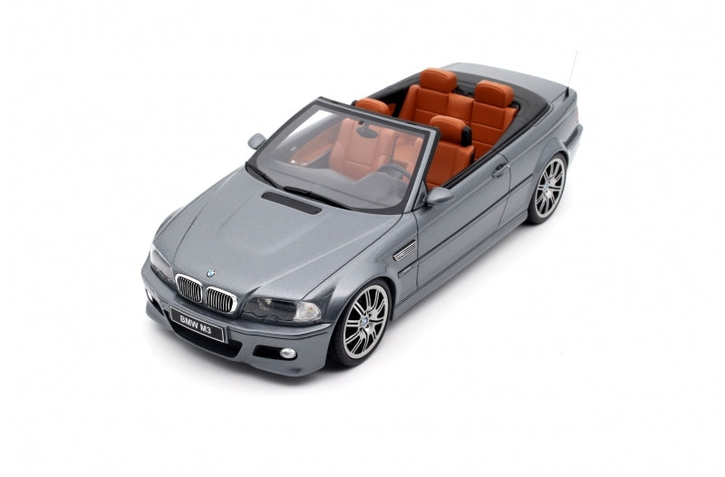 OttOmobile 1:18 BMW E46 M3 Convertible Grey 2004 OT1006 – Horizon