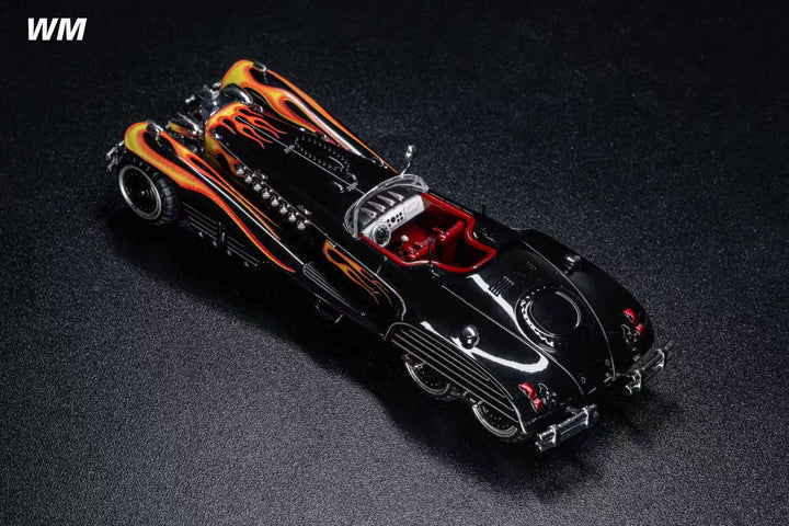 [Preorder] WM 1:64 Hydra Schmidt V16 Roadster Movie Wolverine Flame Version