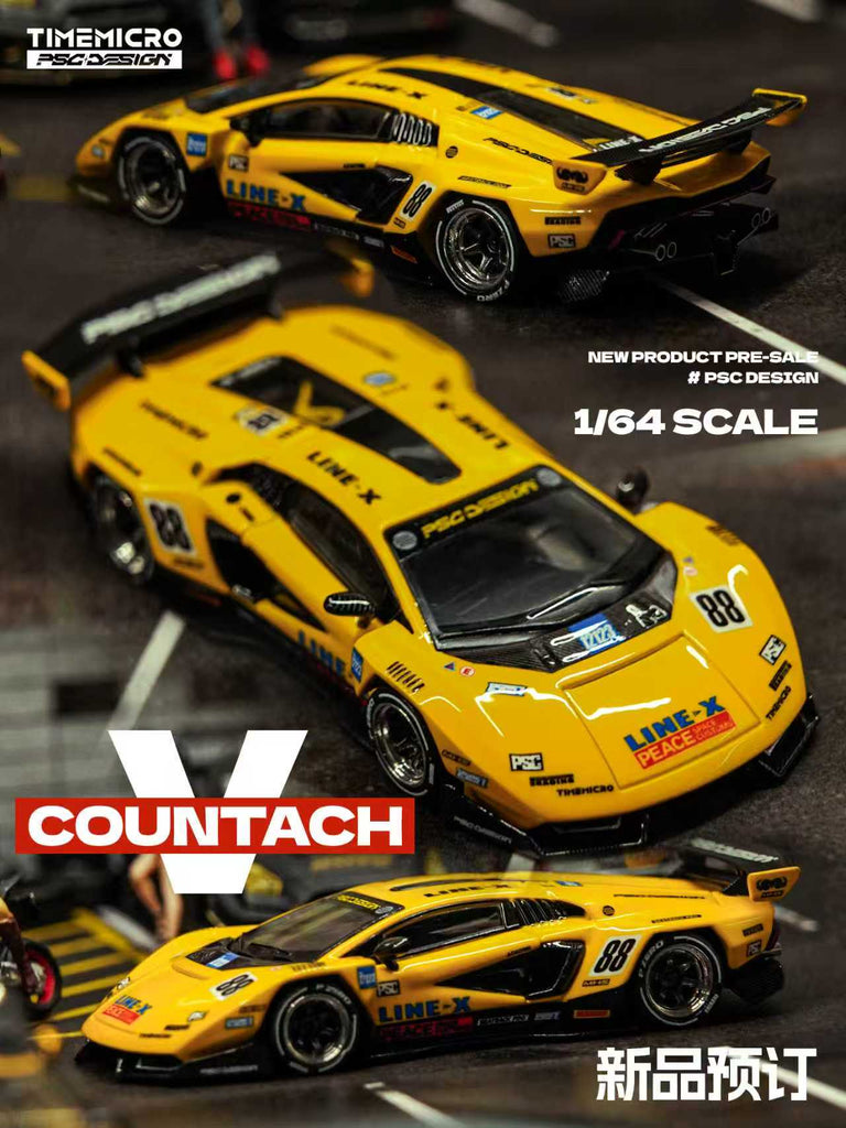 Preorder] TimeMicro X PSC DESIGN 1:64 Lamborghini Countach “V” GT