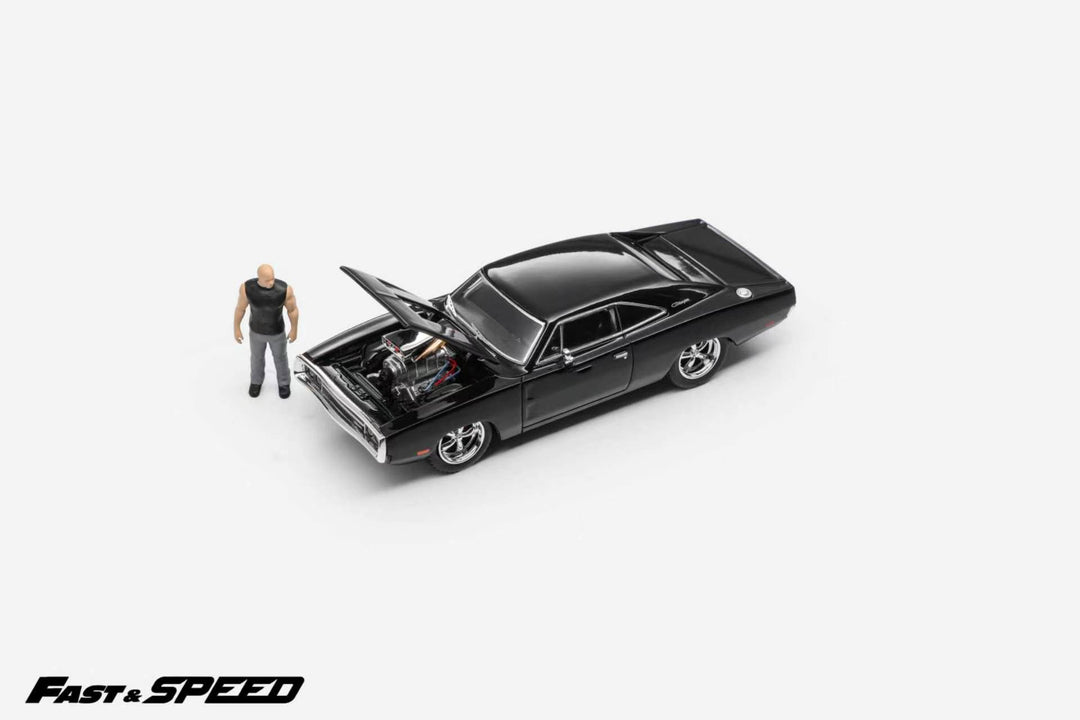 [Preorder] Fast Speed 1:64 Dodge Charger R/T - Black (2 Versions)