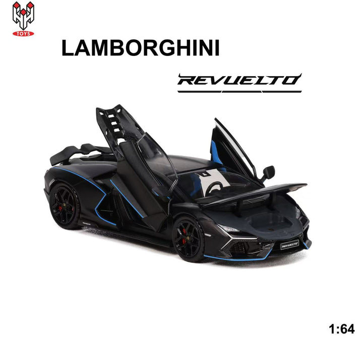 [Preorder] HungHing Toys 1:64 Lamborghini Revuelto Black HS006-08