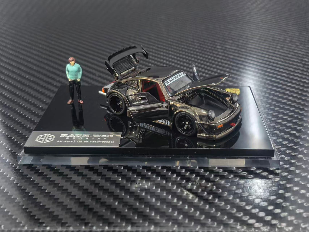 [Preorder] FG 1:64 RWB 930 Chrome Gunmetal Liver + Doll HG6426101
