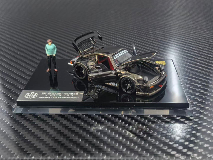 [Preorder] FG 1:64 RWB 930 Chrome Gunmetal Liver + Doll HG6426101