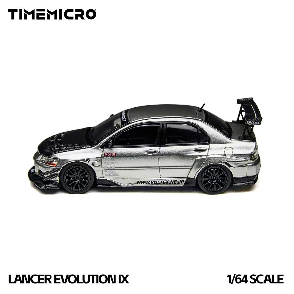 [Preorder] Time Micro 1:64 Mitsubishi Lancer Evolution IX Silver TM800213