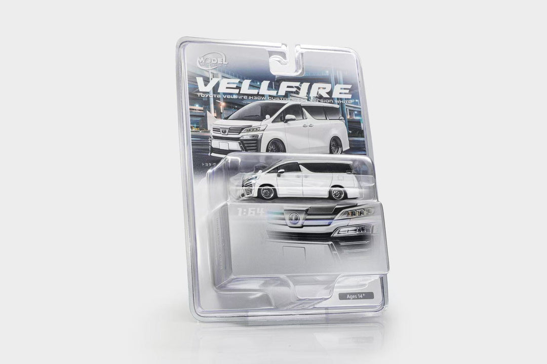 [Preorder] ModelModel 1:64 Toyota Vellfire H30W customized (2 Colours) MM64-Vellfire-001/2