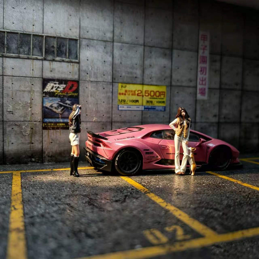 [Preorder] WT Minifactory 1:64 Dog Walking Duo WT2026062218