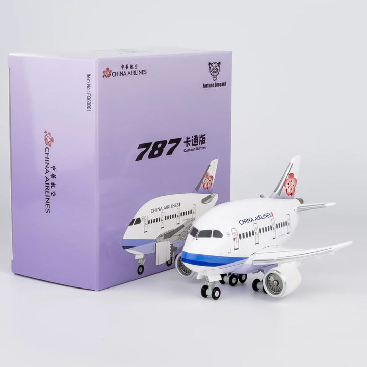 [Preorder] Fortune Leopard Boeing 787 Cartoon Airplane (3 Variants) FO60001/FO60002/FO60003