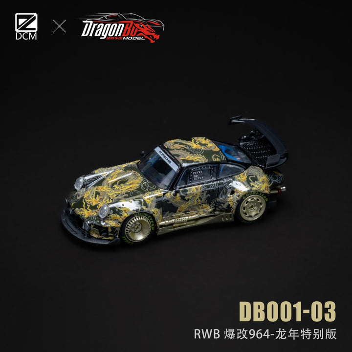 [Preorder] DragonBo Model X DCM 1:64 Porsche RWB964 The Year Of Dragon Special edition