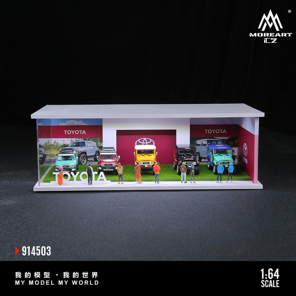 MoreArt 1:64 HONDA AND TOYOTA ASSEMBLY SHOWROOM (2 Versions