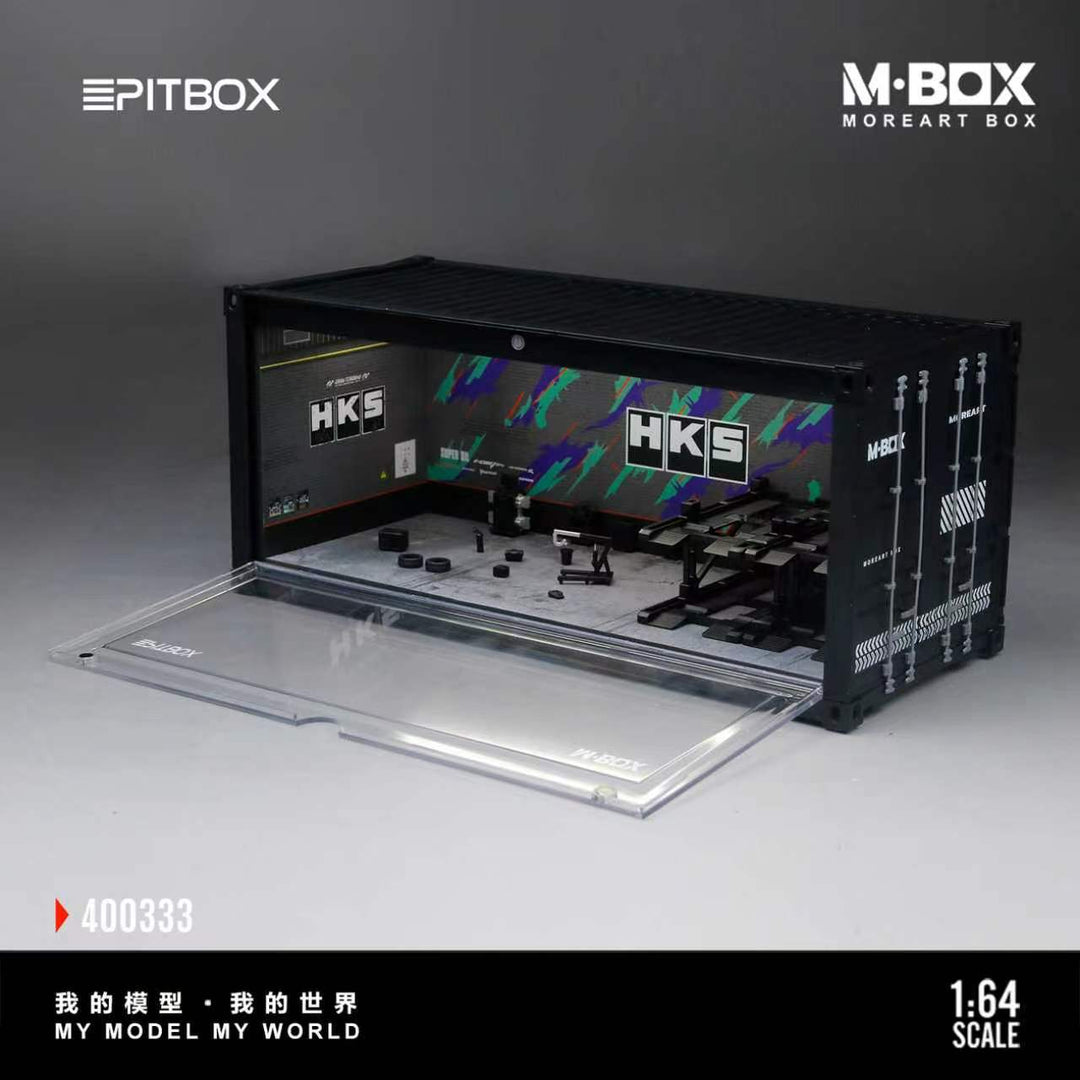 [Preorder] MBOX 1:64 HKS PAINTING AND MAINTENANCEWORKSHOP SCENE MB400333