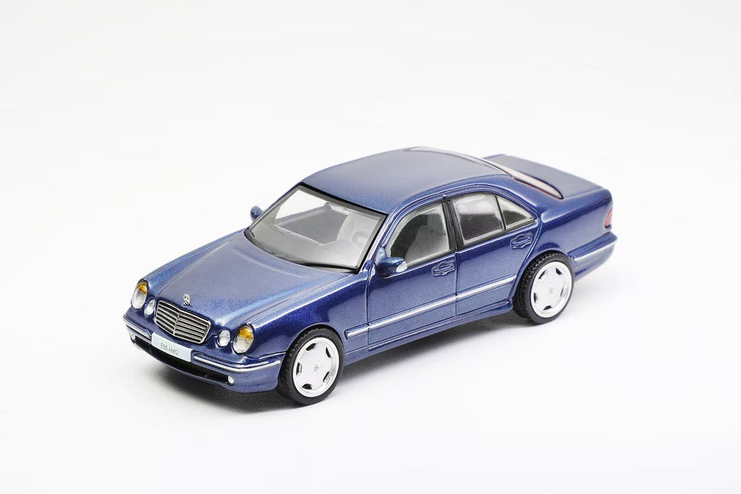 [Preorder] Shadow 1:64 Mercedes-Benz E55 AMG Blue(LHD) LL-043-273