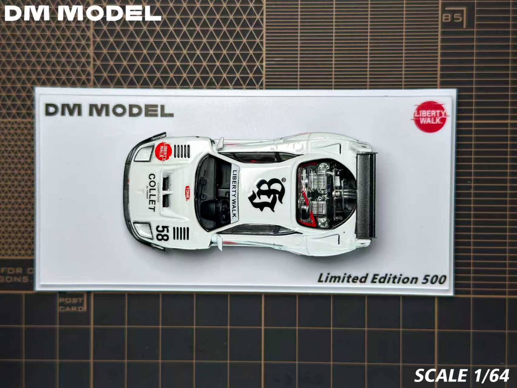 Preorder] DM Model 1:64 LBWK Ferrari F40 White (2 Versions