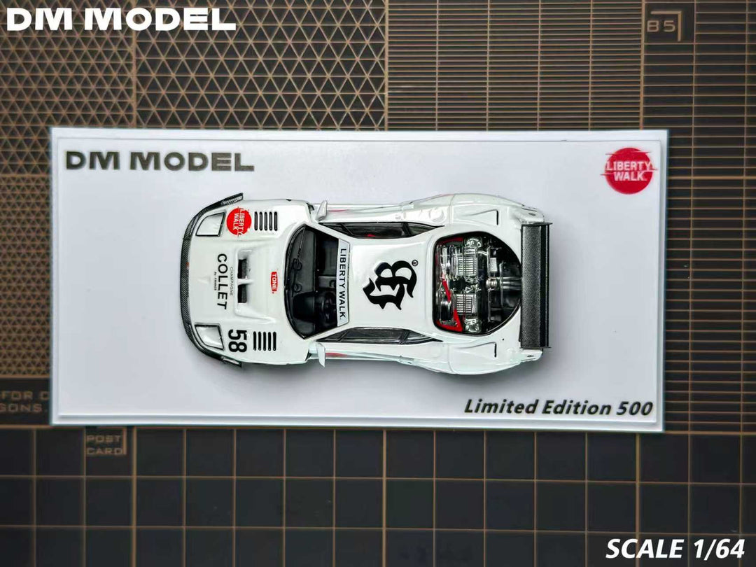 [Preorder] DM Model 1:64 LBWK Ferrari F40 White (2 Versions)