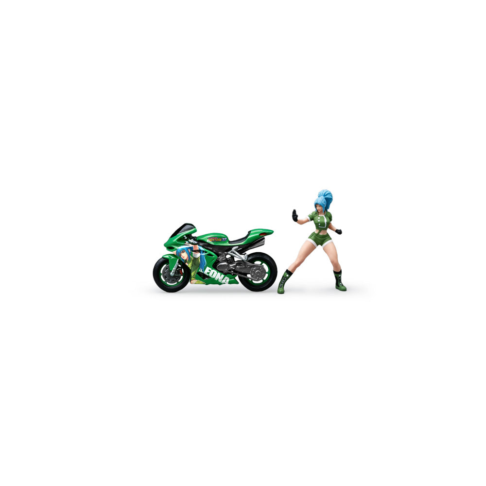 [Preorder] MoreArt 1:64 LEONA PRINTED MOTORCYCLE DOLL SET MO222279