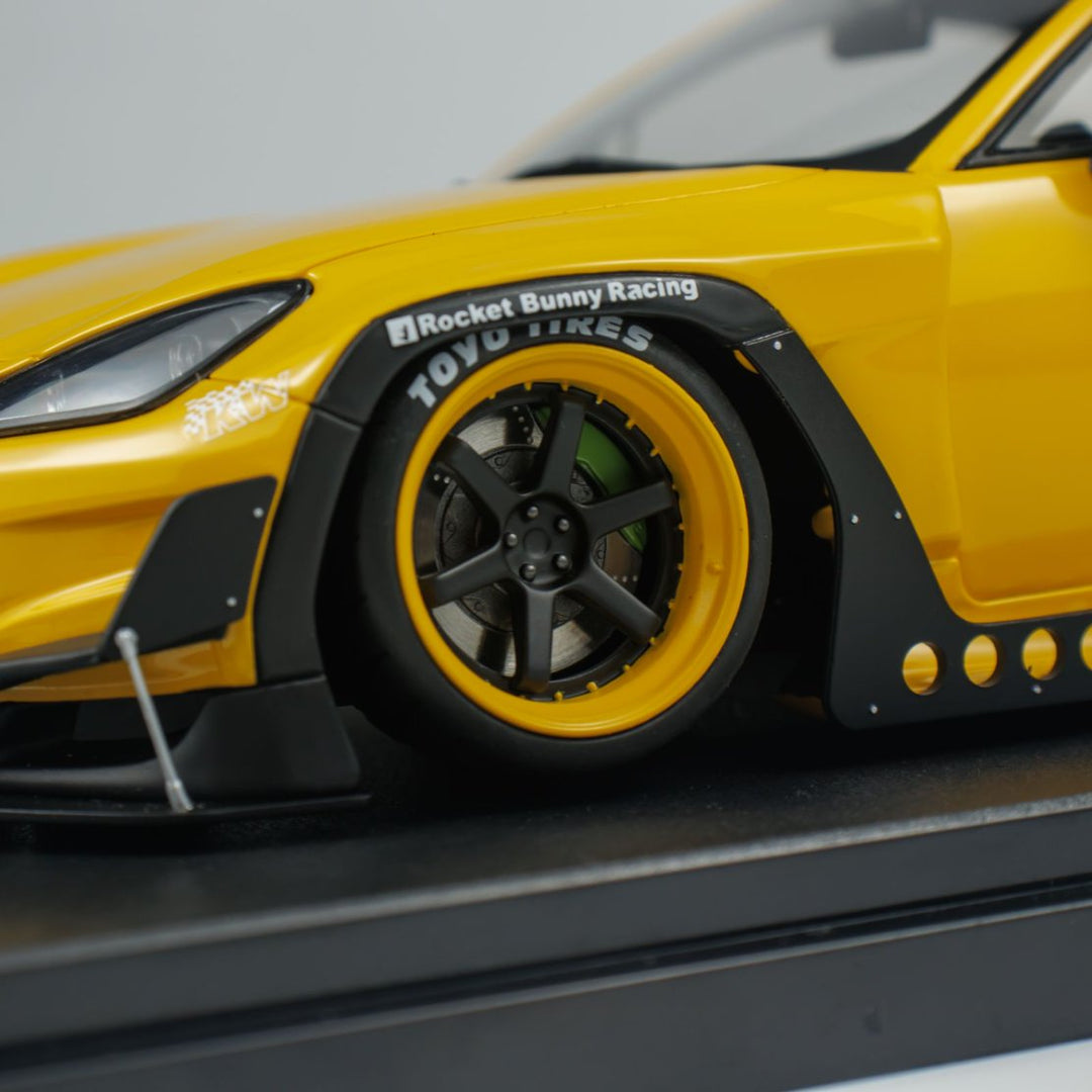 GT Spirit 1:18 Toyota GR86 Rocket Bunny Yellow CLDC043