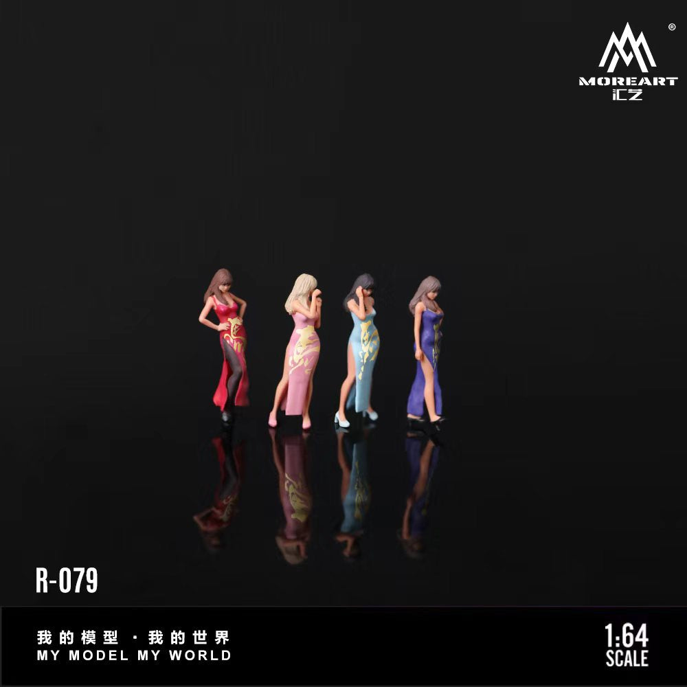 [Preorder] MoreArt 1:64 FIRE HORSE LUCKY CAR MODEL FOUR SISTERS SET MO223079