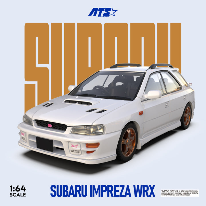 [Preorder] ATS Model 1:64 Subaru IMPREZA WRX White ATS881503