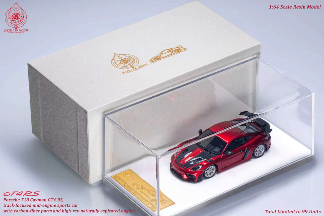 [Preorder] JINYE Car Model 1:64 Porsche 718 M4 GTS (9 Colours)
