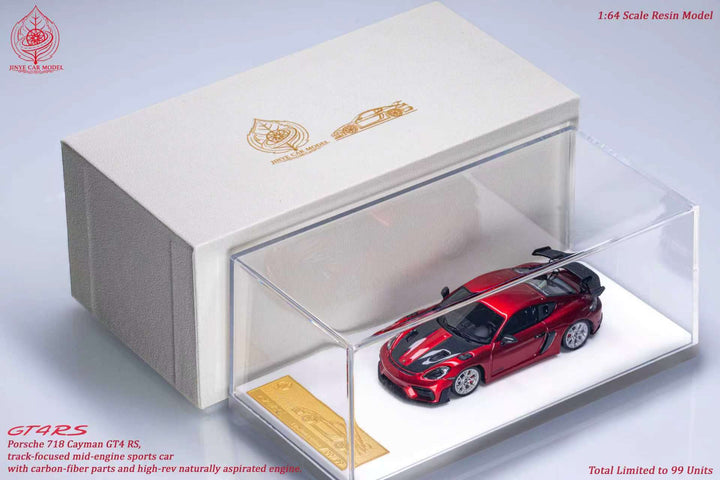 [Preorder] JINYE Car Model 1:64 Porsche 718 M4 GTS (9 Colours)