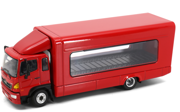 Tiny City 1:64 HINO500 Covered Vehicle Transporter (5 Colors)