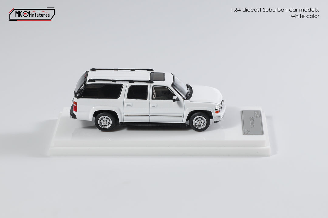 [Preorder] MK Miniatures 1:64 2003 Chevrolet Suburban - White