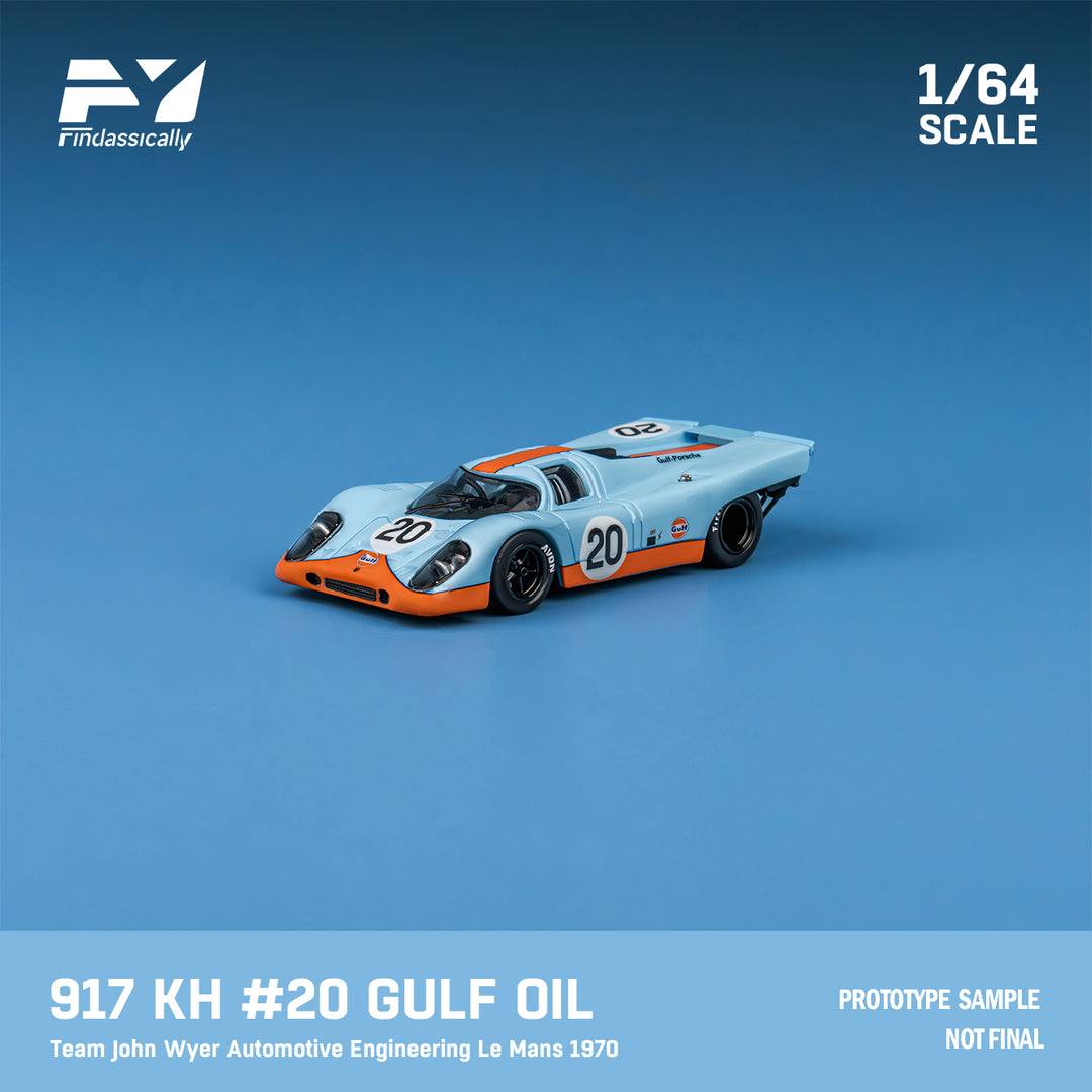 [Preorder] Finclassically 1:64 Porsche 917K  Gulf - Team John Wyer Automotive Engineering (3 Versions)