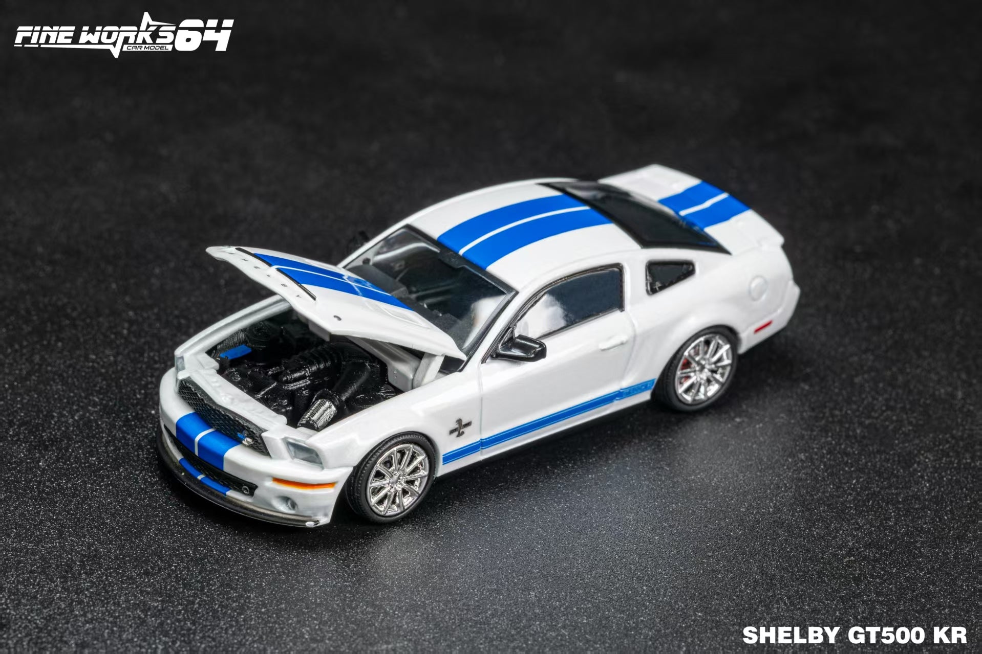 Preorder] Fine works64 1:64 Ford Shelby GT500 KR 2008 (2 Colours