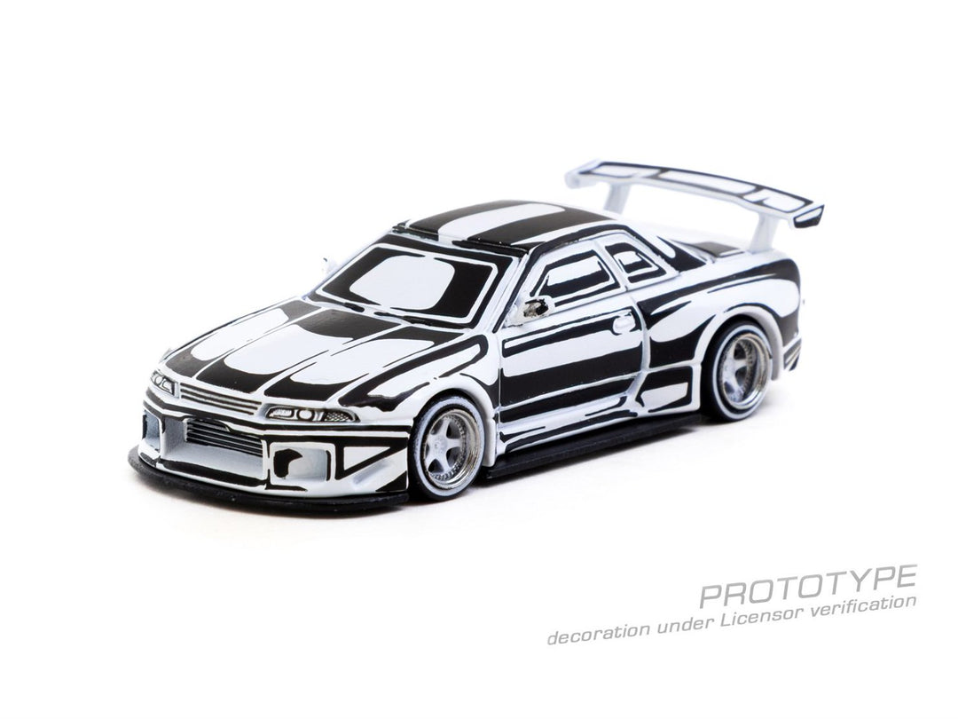 [Preorder] Tarmac Works 1:64 Nissan Skyline (R32) Widebody – Designed by JOSHUA VIDES – Matte White – Global64 – Limited Edition T64G-061-JV