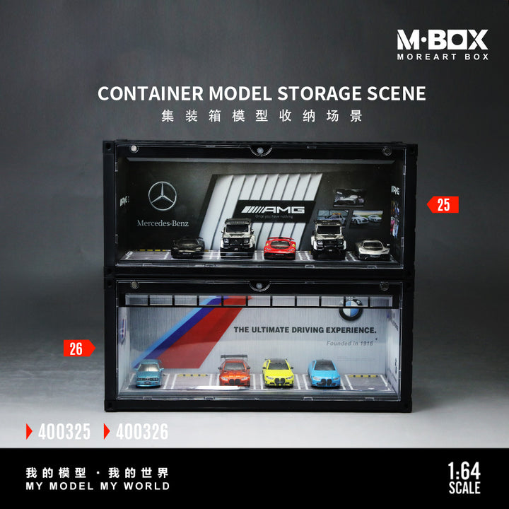 [Preorder] MBOX 1:64 CONTAINER MODEL STORAGE SCENE (2 Versions) MB400325/MB400326