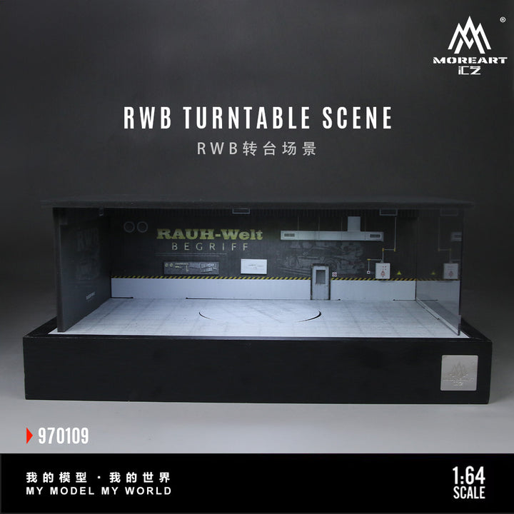 [Preorder] MoreArt 1:64 RWB TURNTABLE SCENE MO970109