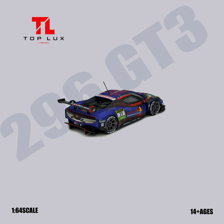 [Preorder] TOP LUX 1:64 296GT3 Red Bull 