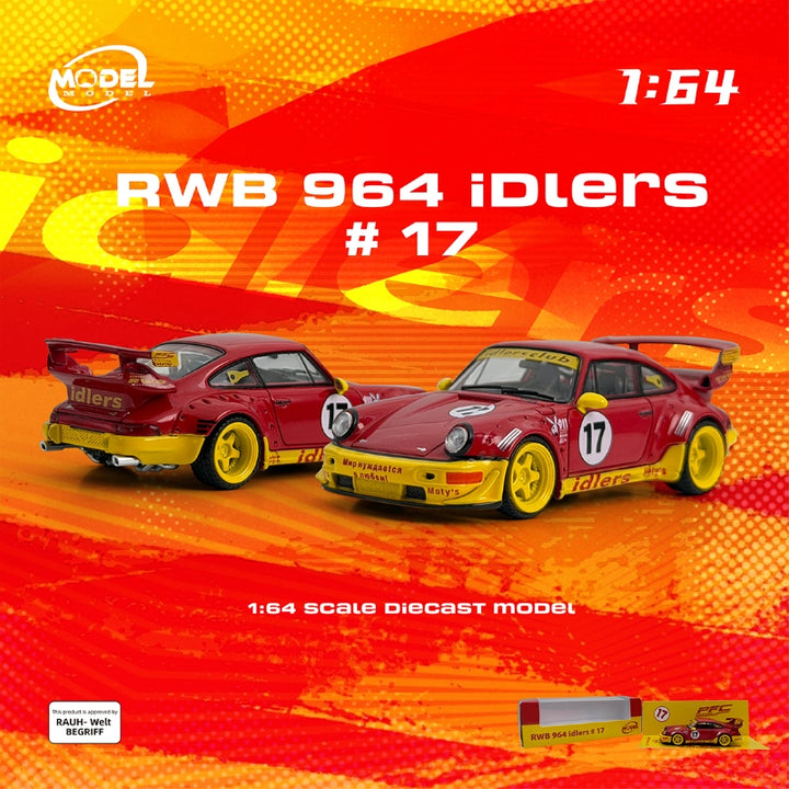 [Preorder] Model Model 1:64 Porsche RWB 993 and 964 Idlers (2 Versions) RWB964-003/RWB930-003