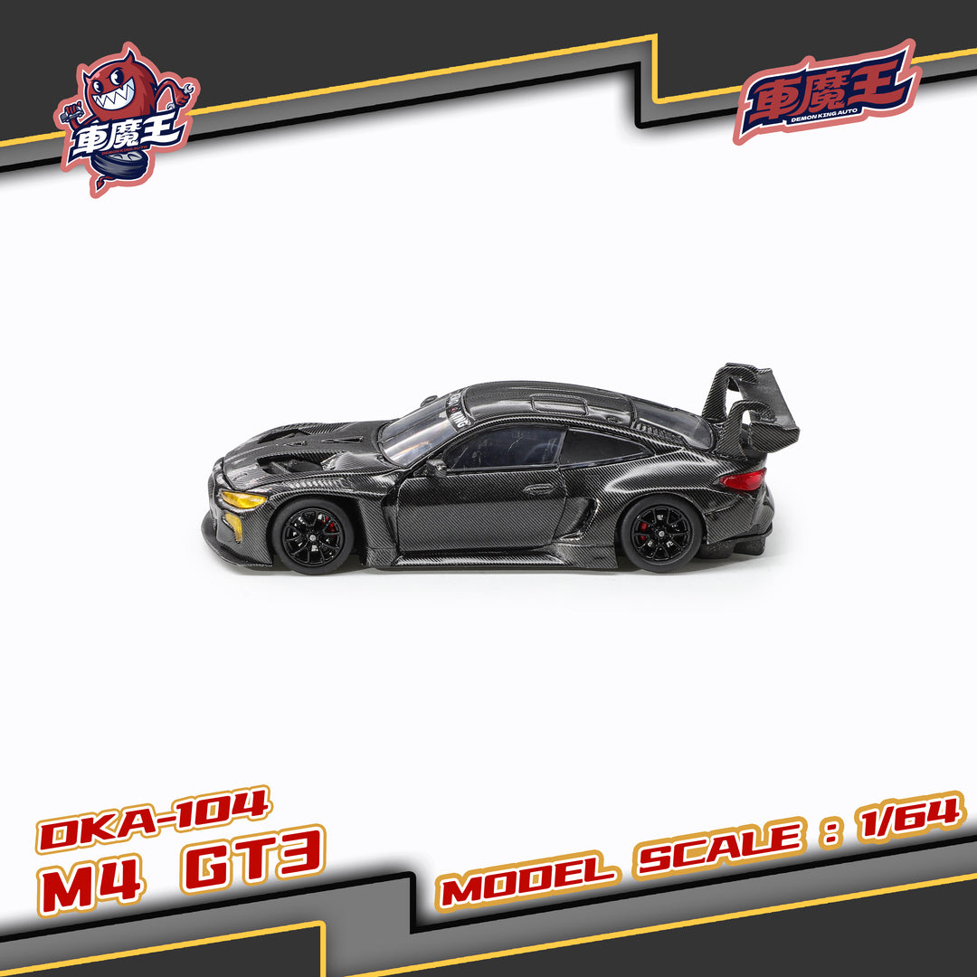 [Preorder] DEMON KING AUTO 1:64 BMW M4 GT3 Black Carbon DKA-104