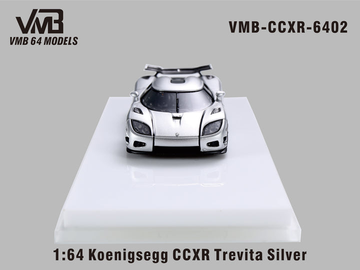 [Preorder] VMB 1:64 Koenigsegg CCXR Trevita - Silver