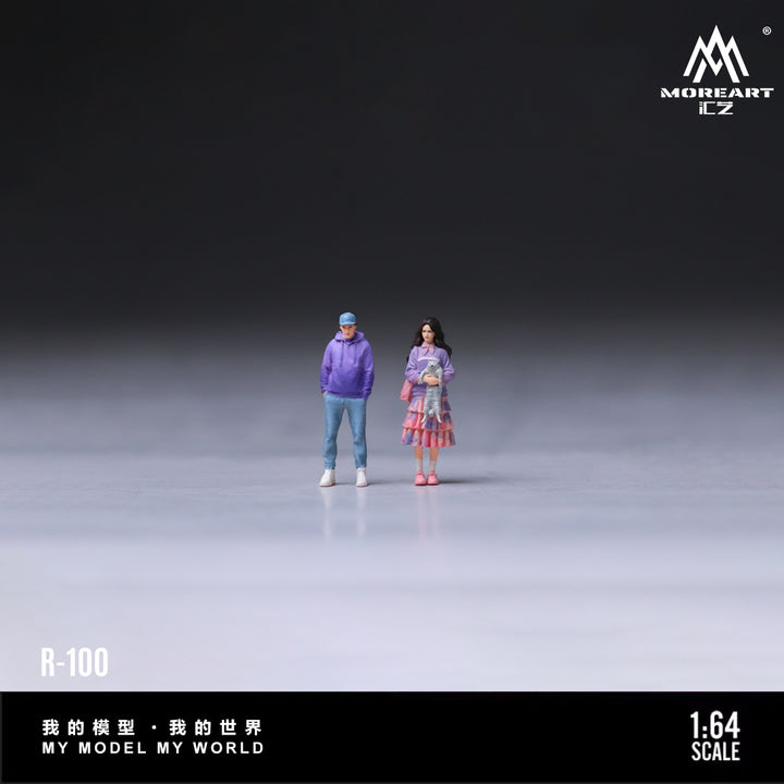 [Preorder] MoreArt 1:64 STREET CASUALPET WALKING COUPLE FIGURE SET MO223100