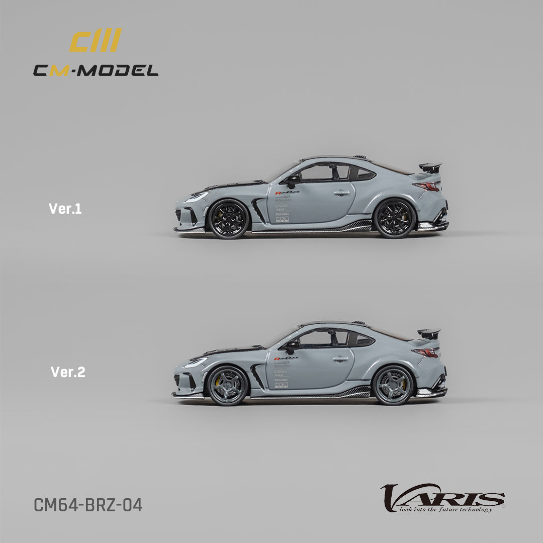 CM Model 1:64 Subaru BRZ Varis ARISING-1 Gray CM64-BRZ-04