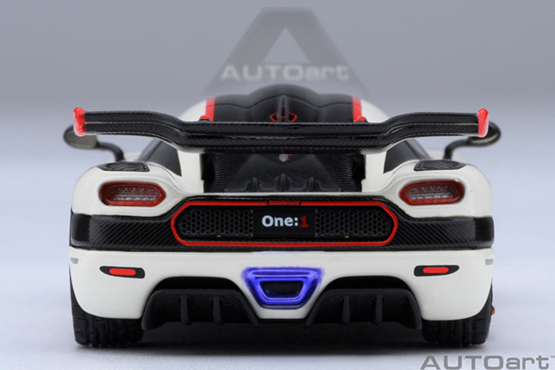 [Preorder] AutoArt 1:64 Koenigsegg One:1 Pebble White 20041