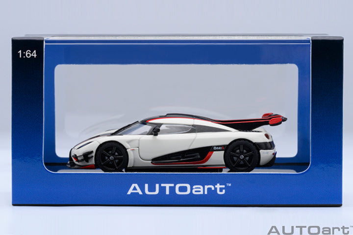 [Preorder] AutoArt 1:64 Koenigsegg One:1 Pebble White 20041