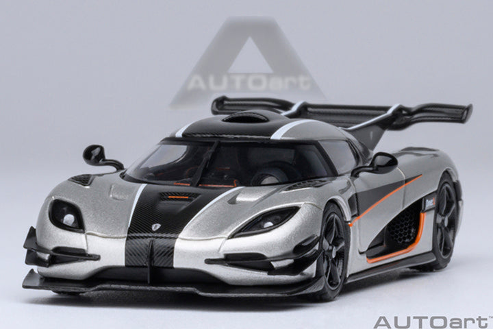 [Preorder] AutoArt 1:64 Koenigsegg One: 1 Moon Grey 20042