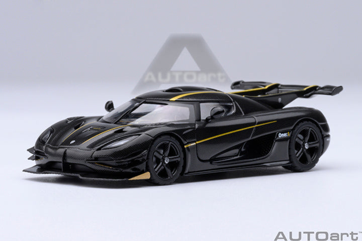 [Preorder] AutoArt 1:64 Koenigsegg One: 1 - Gold Stripes 20043