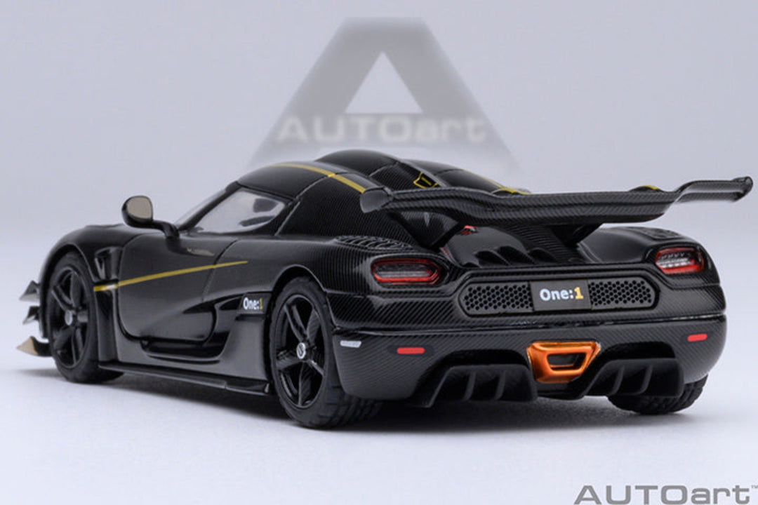 [Preorder] AutoArt 1:64 Koenigsegg One: 1 - Gold Stripes 20043