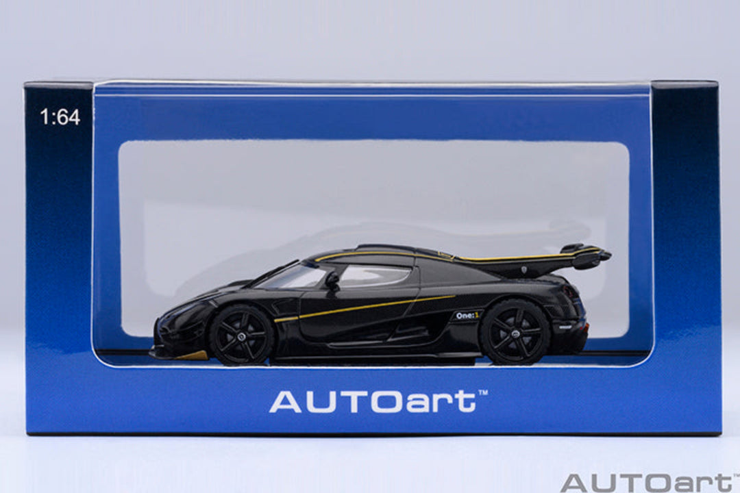 AutoArt 1:64 Koenigsegg One: 1 - Gold Stripes 20043