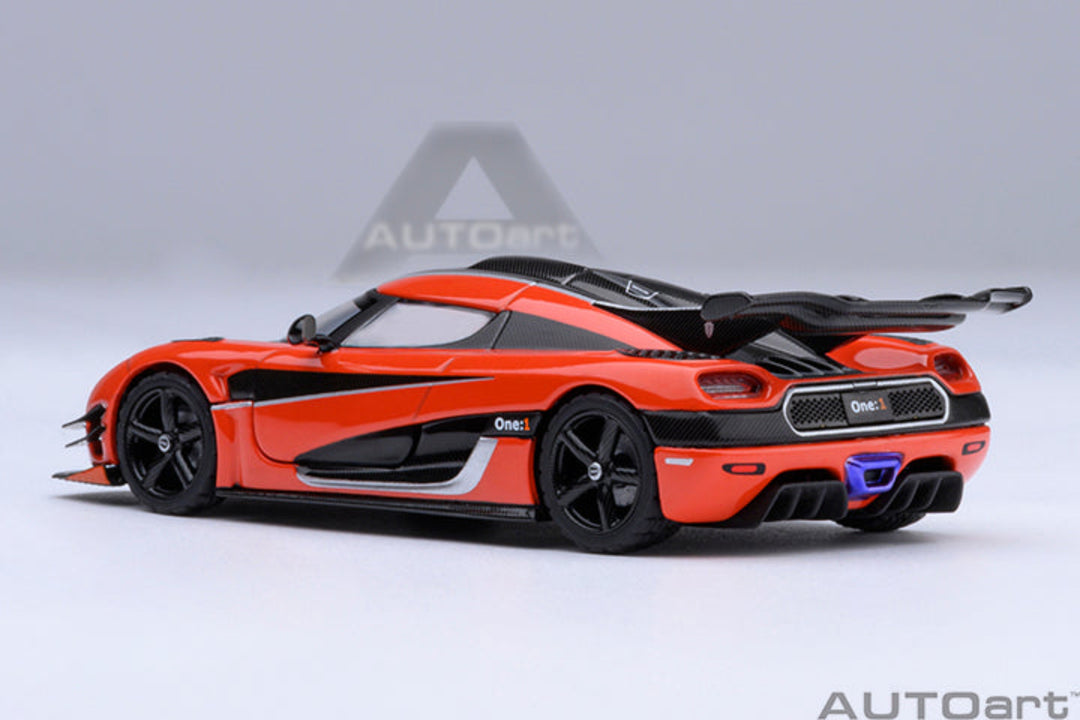 [Preorder] AutoArt 1:64 Koenigsegg One: 1 - Lava Orange 20044