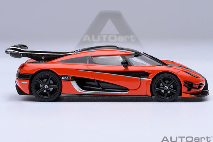 [Preorder] AutoArt 1:64 Koenigsegg One: 1 - Lava Orange 20044