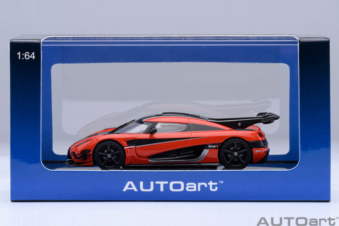 [Preorder] AutoArt 1:64 Koenigsegg One: 1 - Lava Orange 20044