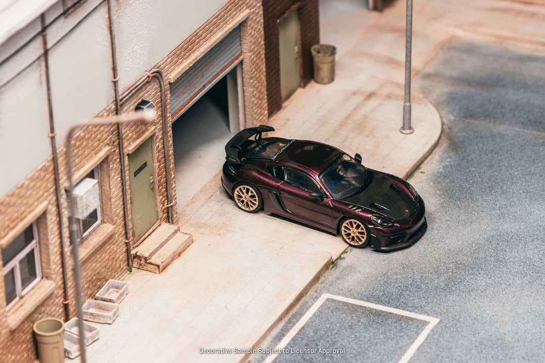 [Preorder] Tarmac Works 1:64 Porsche Cayman GT4RS Amethyst Metallic T64S-022-PM