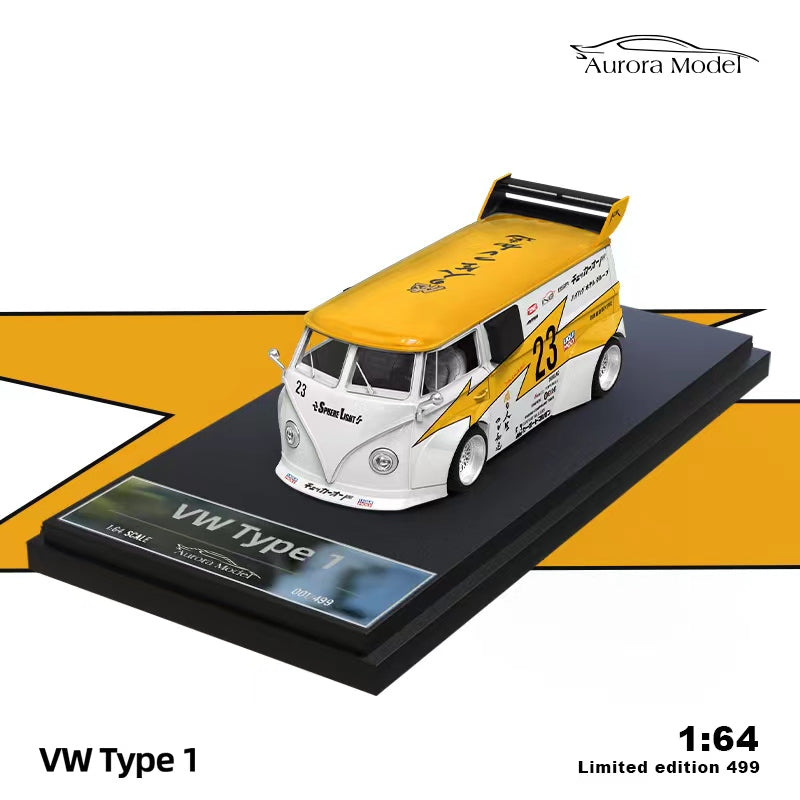 Aurora Model 1:64 LBWK Volkswagen Type 1/Totoya 86/Porsche 964 Set